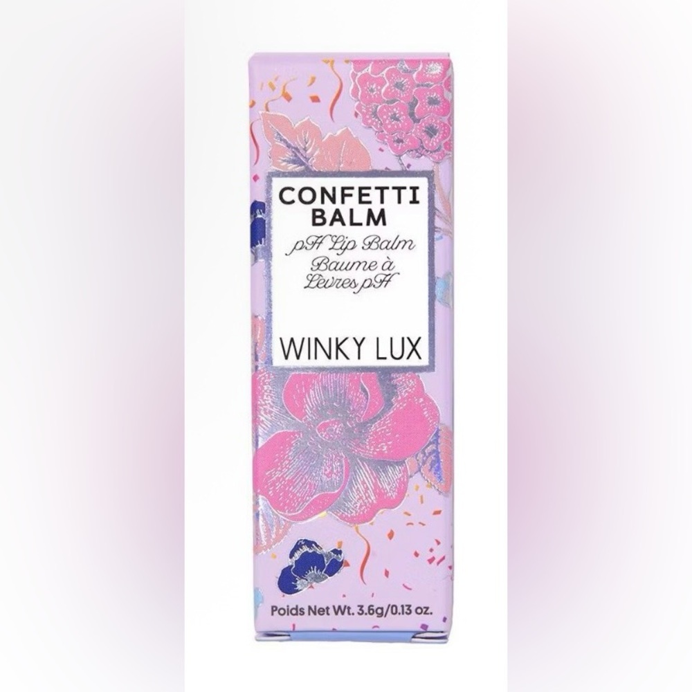 NWT WINKY LUX Confetti Limited Edition Color Changing pH Balanced Lip Balm - Picture 4 of 9